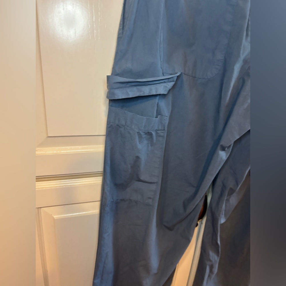 LESET Navy Wide-Leg Utility Trousers - Picture 8 of 14